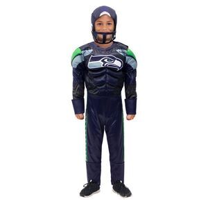 4T NEW Youth Seattle Seahawks College Navy Game Day Costume